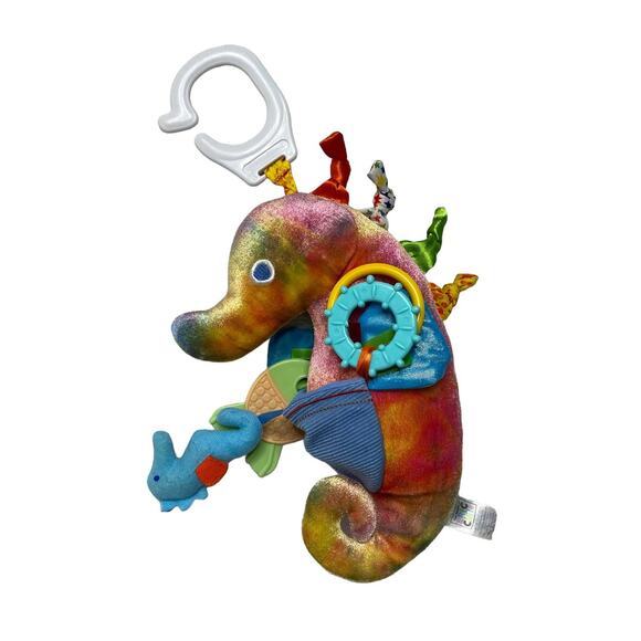 ERIC CARLE Mr. Seahorse Plush Stuffed Toy Baby Hanging Teether Lovey Rattle - Picture 3 of 5